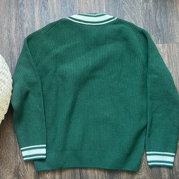 Lacoste Holiday Cosmic Badge V-neck sweater - Picture 4 of 4
